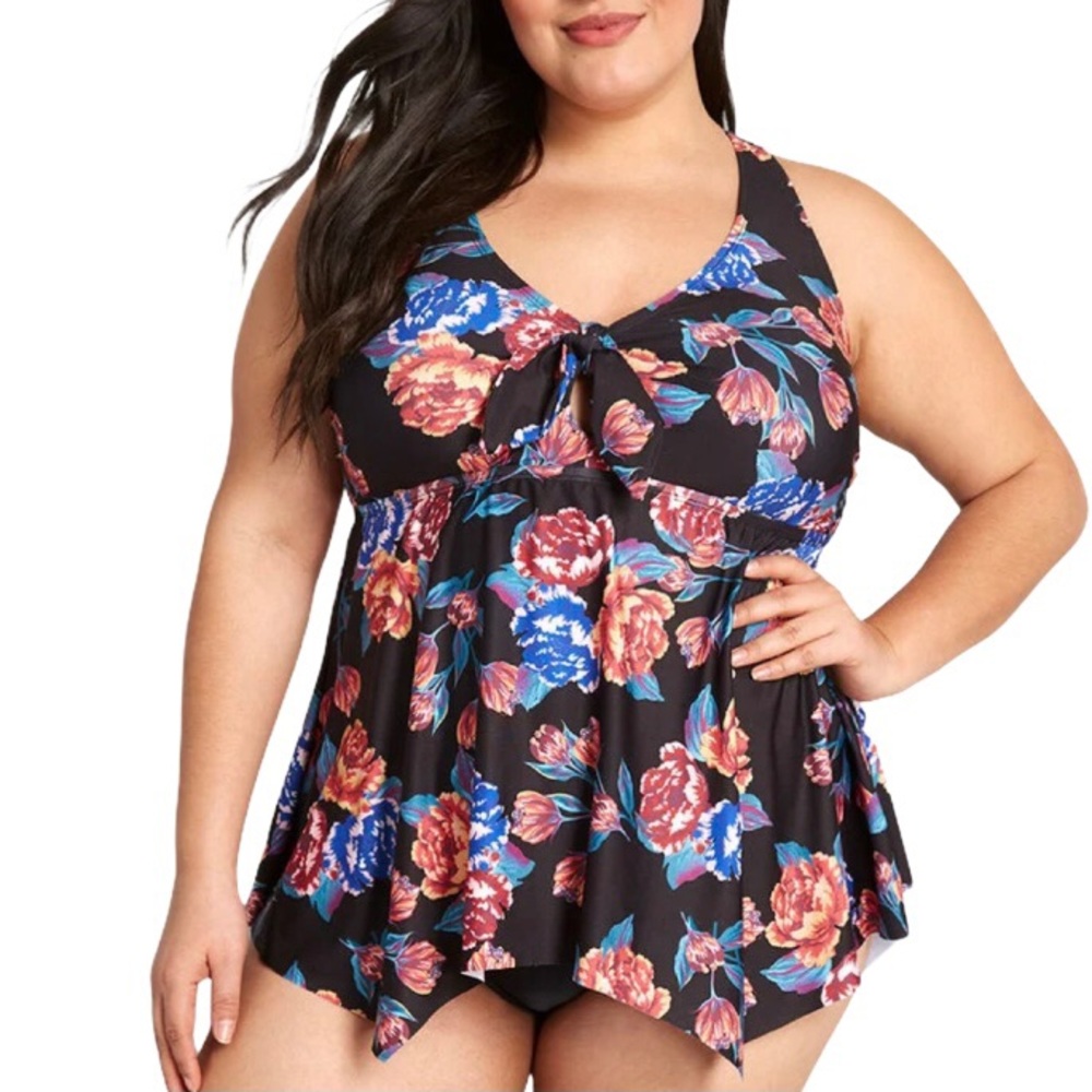 ModCloth The Gracie Tankini Top Sz 1x